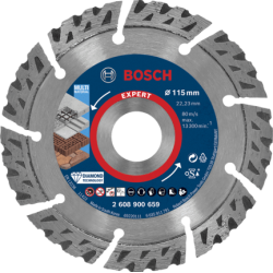 Диамантен диск Bosch EXPERT MultiMaterial 115 x 22,23 x 2,2 x 12 мм